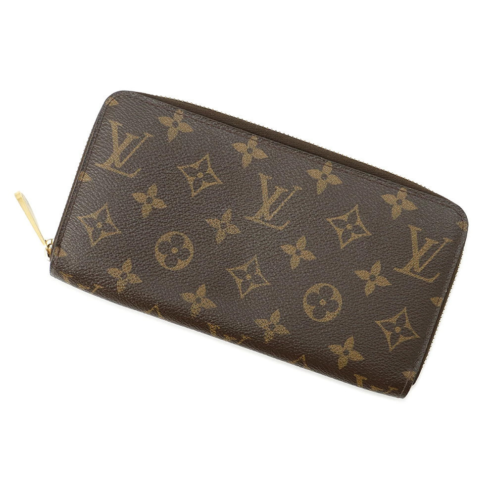 Louis Vuitton Monogram Zippy Wallet Round Zipper Long